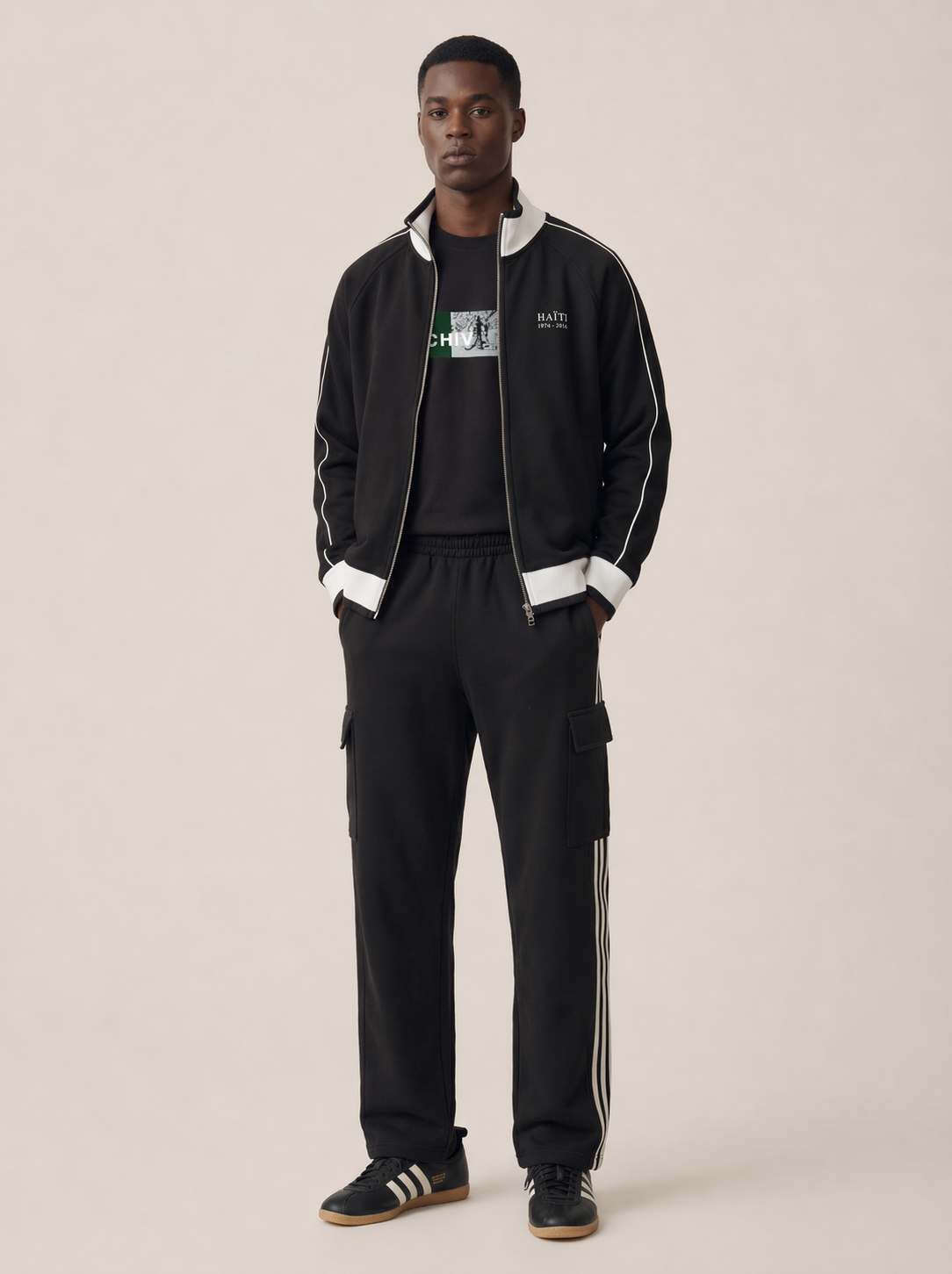 Side Stripe Heavyweight Pants - Logo